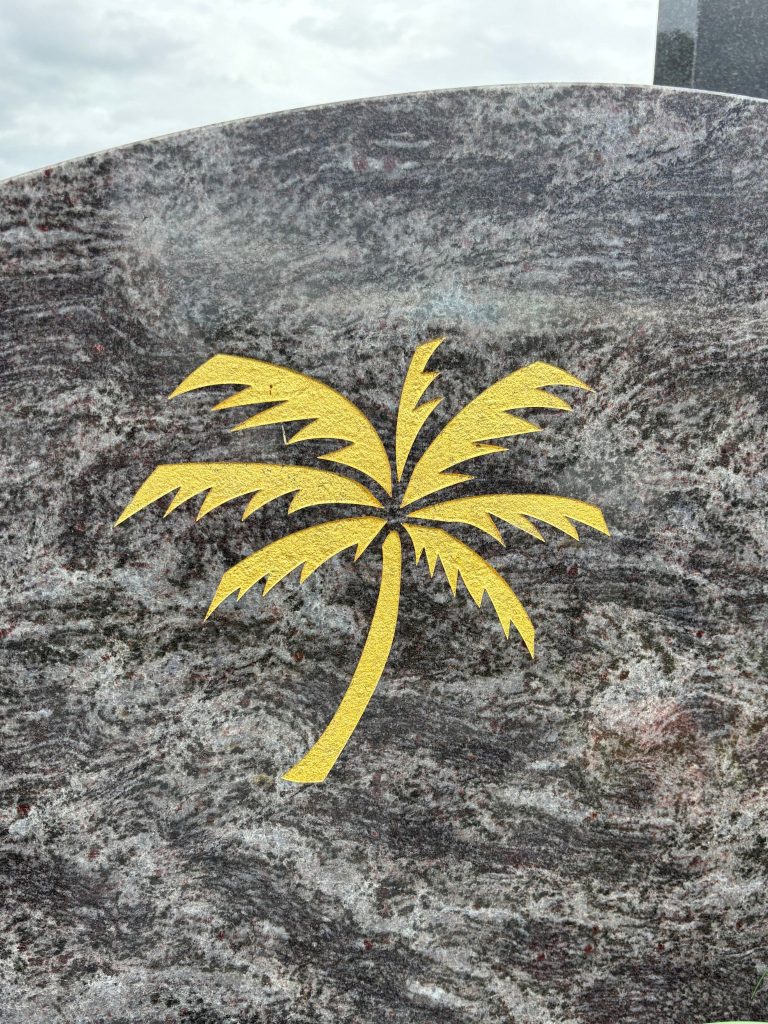 Plaques funéraires et gravures personnalisées plage 