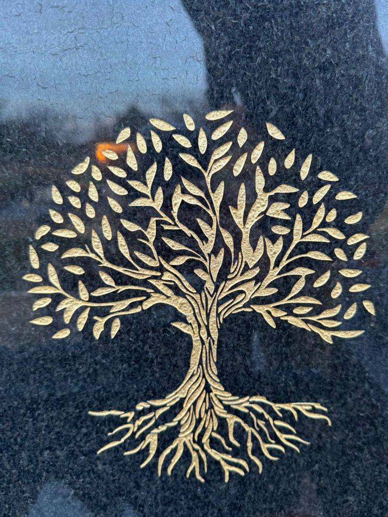 Plaques funéraires et gravures personnalisées arbre de vie