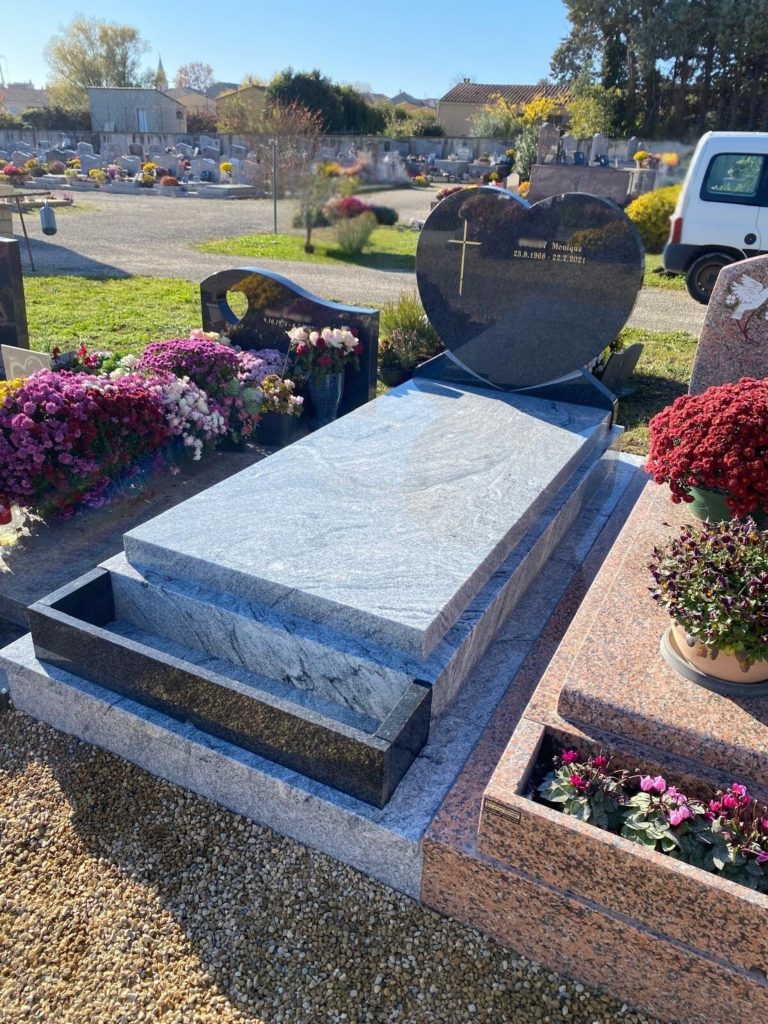 Granit noir d'afrique et viscount white